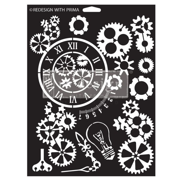 Gear Works | Redesign With Prima Decor Stencil