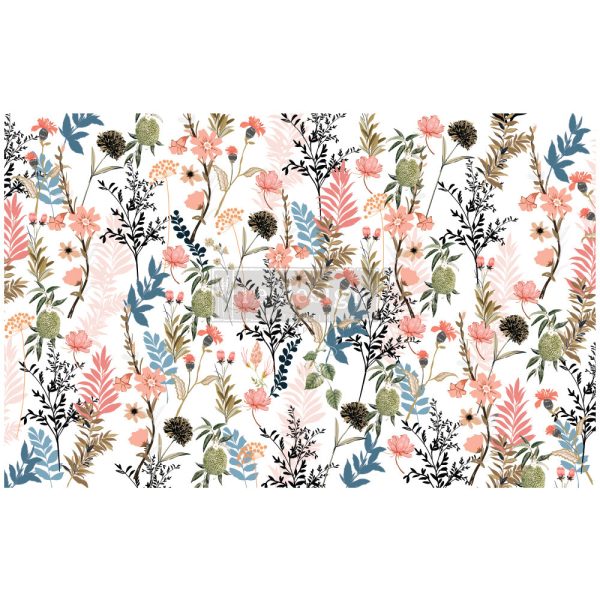 Pretty Meadow | Redesign with Prima Decoupage Paper