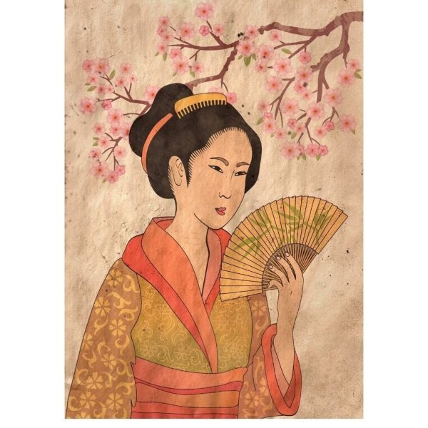 Reverse Geisha | Mint By Michelle Decoupage Paper