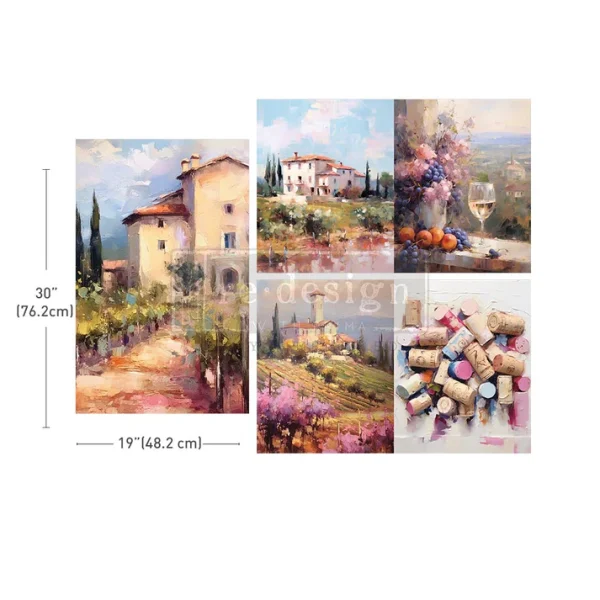 Romantic Getaway | Redesign With Prima Tripple Pack Decoupage Paper