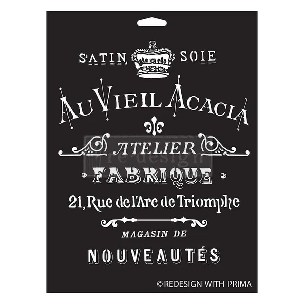 Satin Soie | Redesign With Prima Decor Stencil