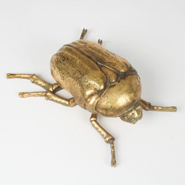 Gold Scarab Beetle Wall Art