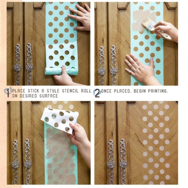 Mini Dot | Redesign With Prima Stick And Style Stensil Roll