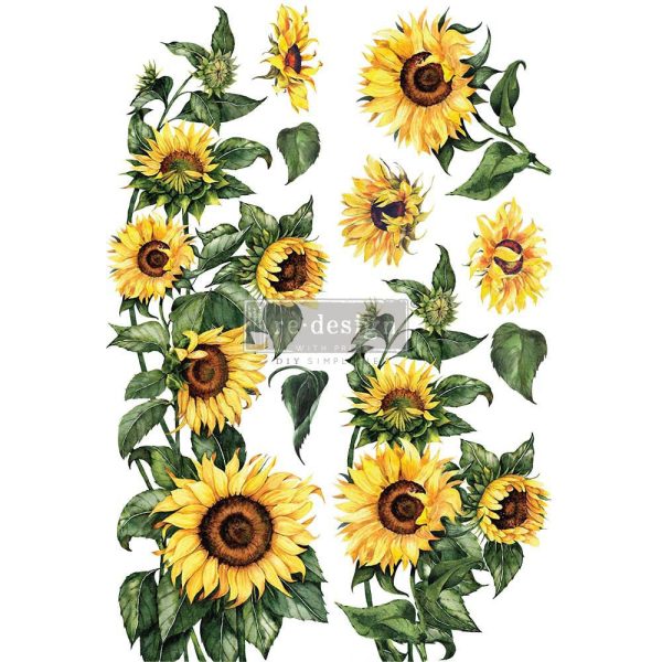 Sunflower | Redesign With Prima Decor Transfer