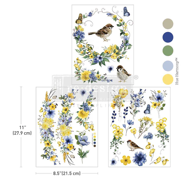 Sunlit Aviary | Redesign With Prima Middy Décor Transfer
