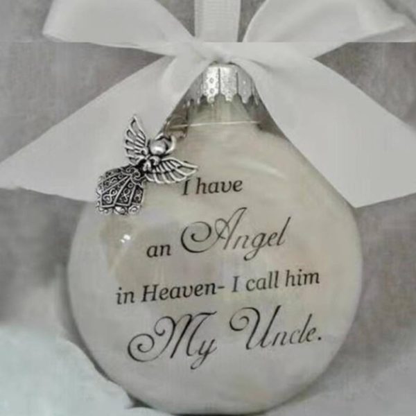 Handmade Uncle Memorial Bauble