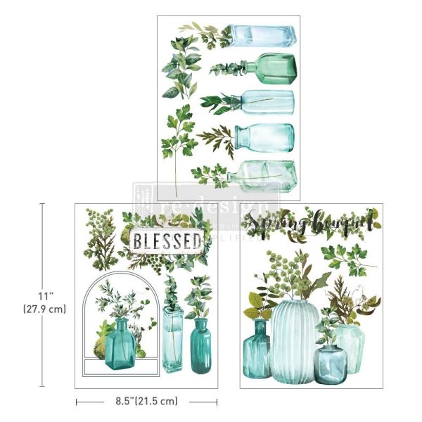 Vintage Greenhouse | Redesign With Prima Middy Decor Transfer