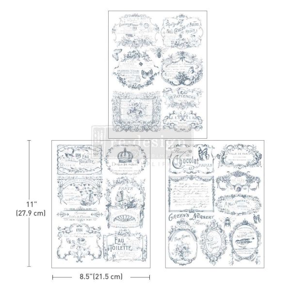 Vintage Labels I | Redesign With Prima Middy Decor Transfer