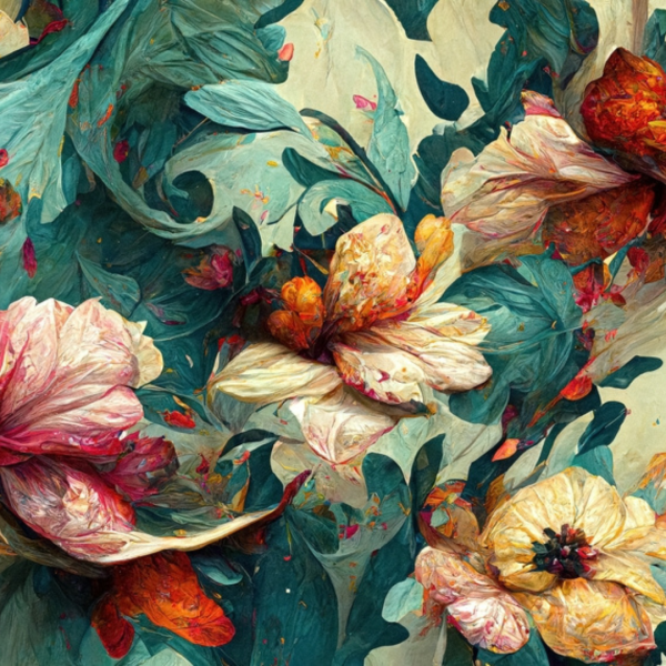 Wave Of Floral | Mint By Michelle Decoupage Paper