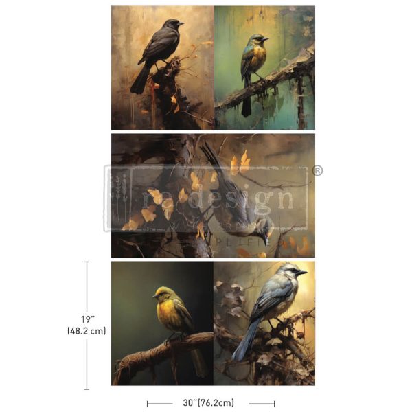 Avian-Dreamscape-|Redesign-With-Prima-19x30-(3pk)-Decoupage-Paper