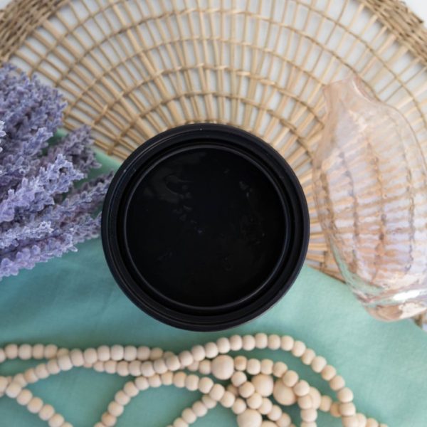 Onyx Terra Clay Paint with a smooth, matte clay finish in a rich black tone.