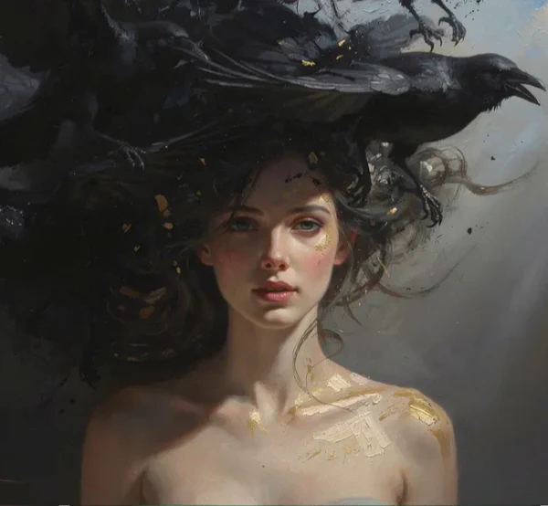 Ravens MINT decoupage paper for furniture art and refurbishment